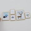 1 Set Doll House Diy Accessories 1:12 Dollhouse Miniature Vintage Mural Photos Wall Picture Scene Decoration