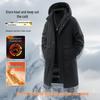 First Youth Men's Winter Mid-Length Padded Jacket