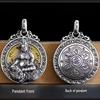 Thai Amulet Chinese Zodiac Buddhist Necklace Pendant Retro Vintage Protect Charm Talisman Powerful Money Wealth Success Health Lucky Unisex Men Women