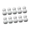 10x Xmas Snowman Models DIY Crafting Portable Funny Snowman Form Foam Balls for Party Nursery Christmas Winter Decorations
