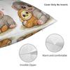 Pillow Cover Cute Baby Monkey Punch Plush Hugging Lover Monkey Team Punch Cute Funny Pillow Case For Living Room Pillowcases