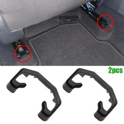 2 Piezas Tapa Protectora Negra para Riel Deslizante de Asiento de Coche para VW Tiguan 5N Polo Sedán 2010-2022 Polo liftback Sedán GT