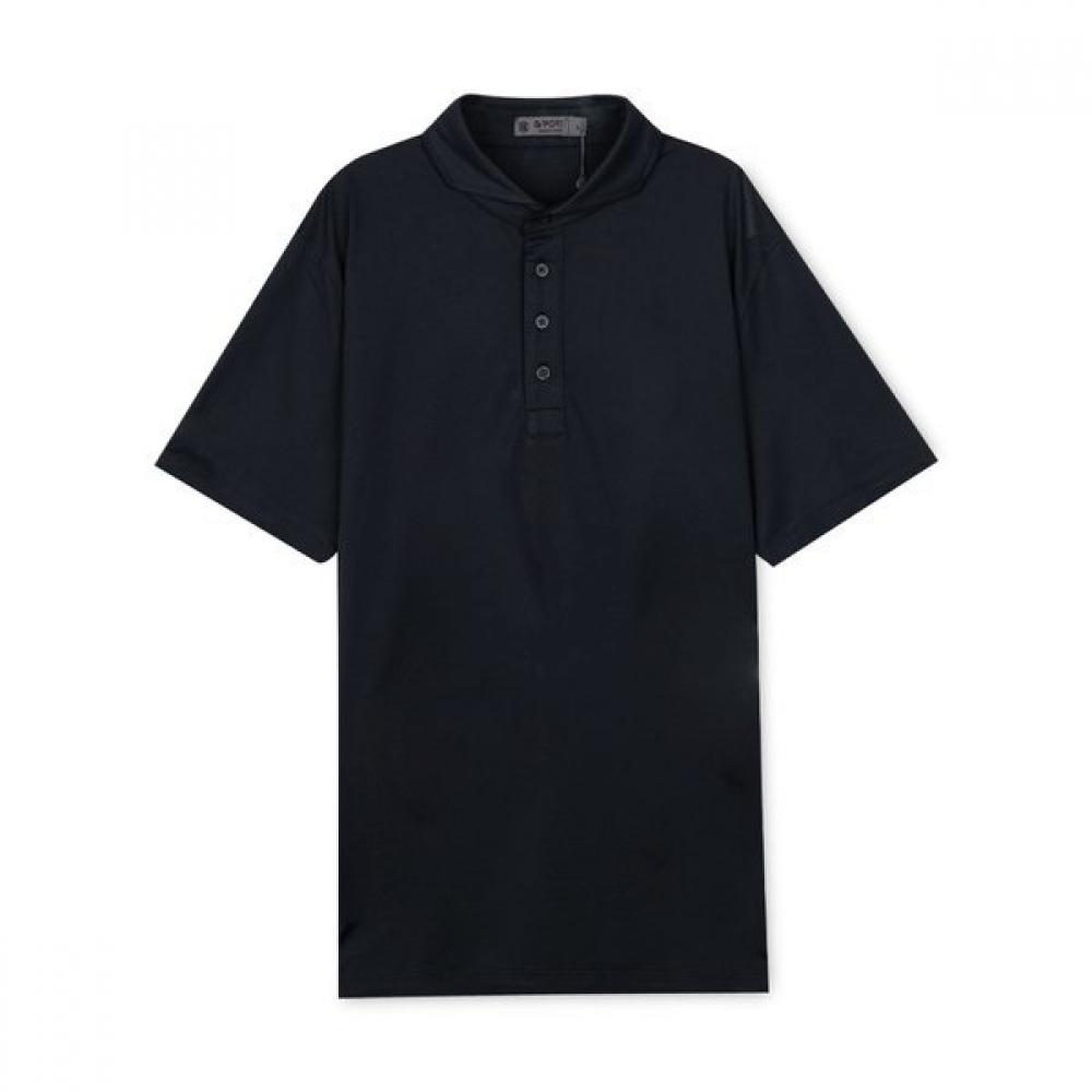 G Fore Men S loGo Embroidered Black Polo G4mc0k300 XL