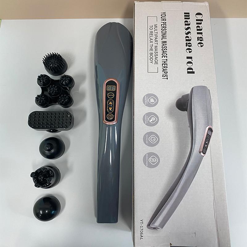 

Электрический ручной массажер-дельфин для постукивания по плечам, шее, шейному отделу позвоночника, талии, ногам, для расслабления меридианов всего тела чёрный