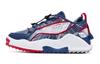Cushioning Slip Resistant Abrasion Resistant Low Top Kids' Running Shoes Blue White Teenagers YKCR124-11