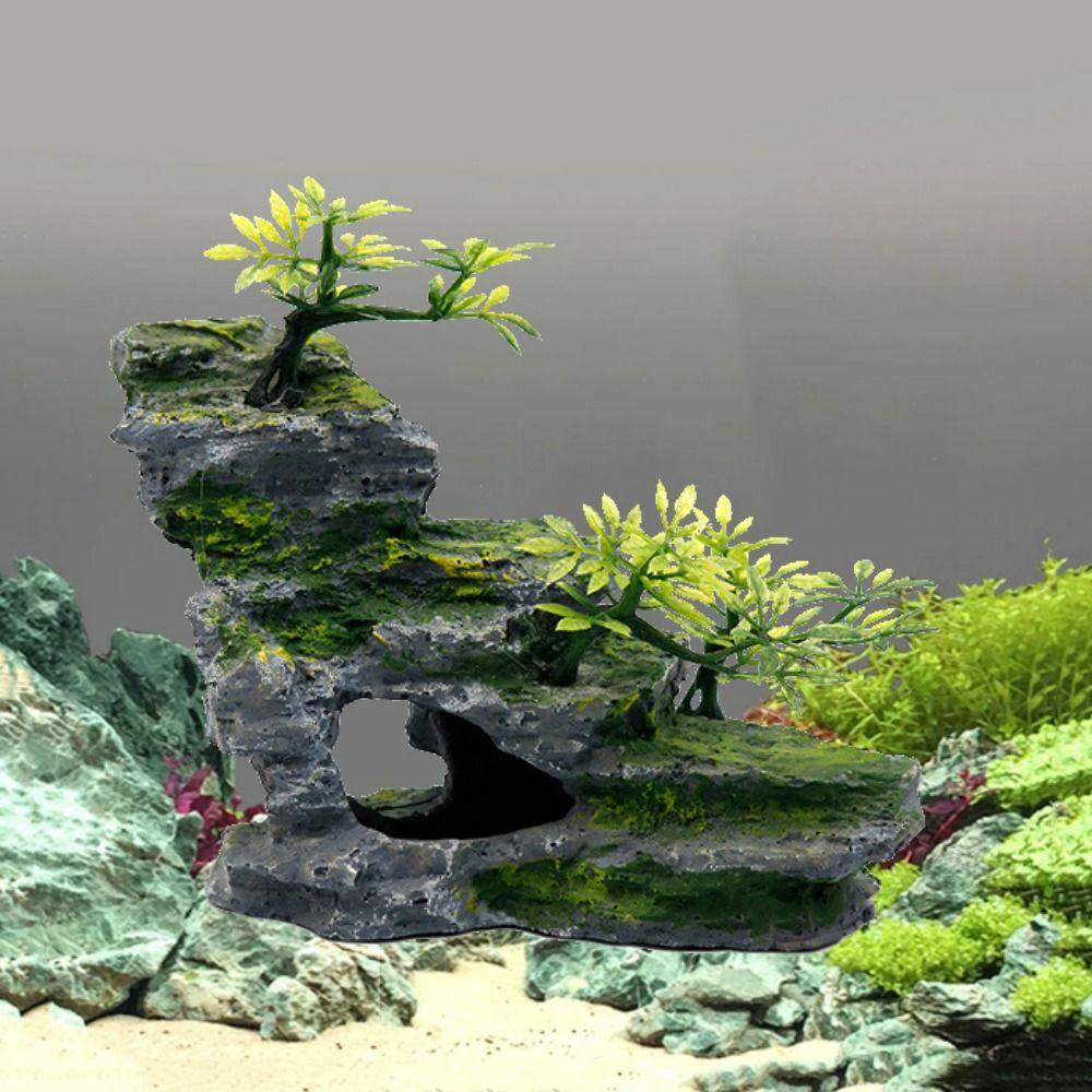 

Моделирование Аквариума, Скалы, Украшения из Смолы, Пещера, в которой прячутся Рыбы, Ландшафтный Дизайн rockery