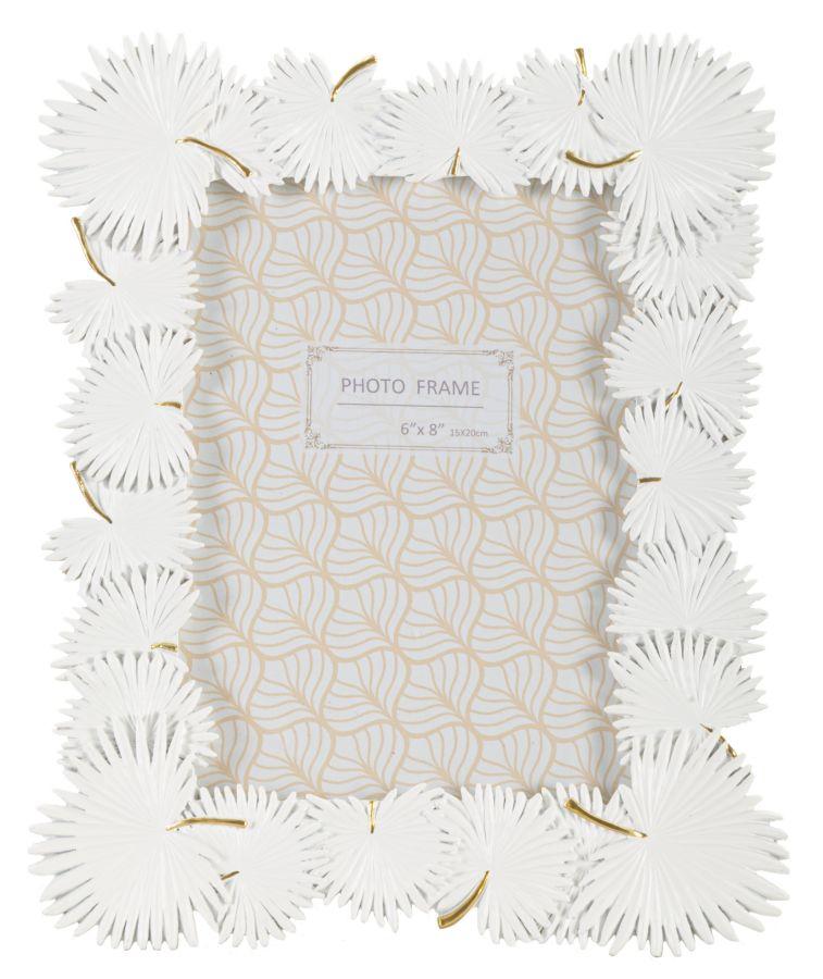 Photoframe Palm Leaf Cm 22,7X1,5X28 (Inside Photo Size Cm 15X20)