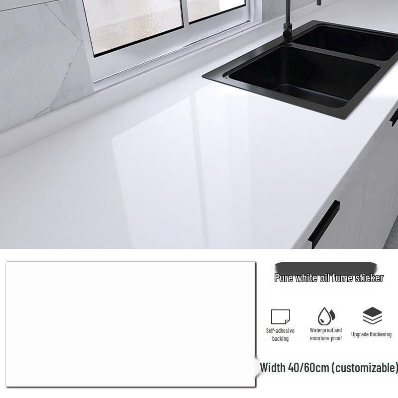 Selbstklebende Wasserdichte Verdickte Fliesenwand- und Arbeitsplattenaufkleber für Küchen- und Haushaltsdekoration