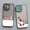 New Year Christmas Santa Claus Phone Case for IPhone 14 13 12 11 Pro Max Mini 15 Pro Max XS XR X 15 14 8 7 Plus Cute Back Covers