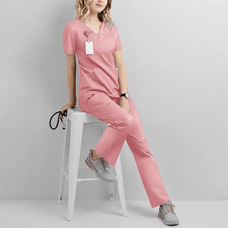 

Хірургічний костюм для лікаря, медсестри, салону, стоматолога, лікарняний робочий одяг XL