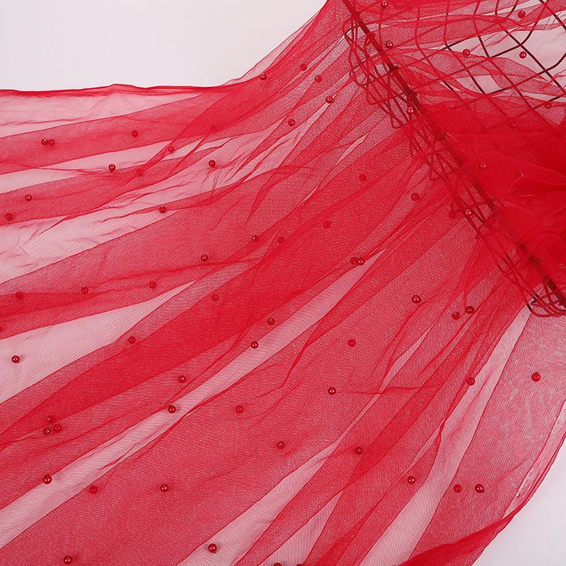 Table Runner Wedding Decorations White Table Cover Lace Fabric Table Cloth for Sequins Overlay Birthday Bridal Shower Party