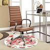 1pc Strawberry Anime Girl Round Carpet Office Chair Mat, Non Slip Rug for Home Decor, Gift, Office, Living Room, Bedroom