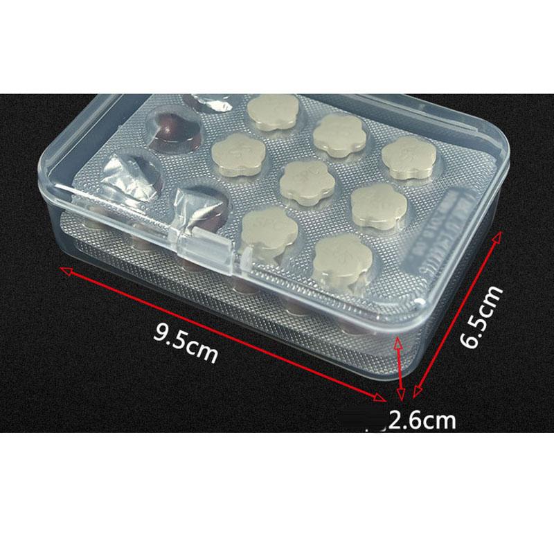 5Pcs Pp Boxes Rectangle Plastic Clear Dustproof Storage Case for Small Items Container Jewelry Earrings Beads Packaging Boxs