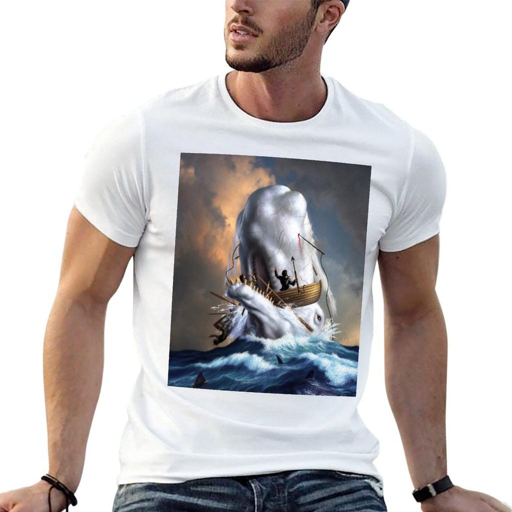 Moby Dick T-Shirt Holiday All Match T-Shirt