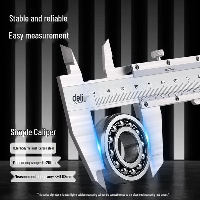 Deli Mechanischer Messschieber