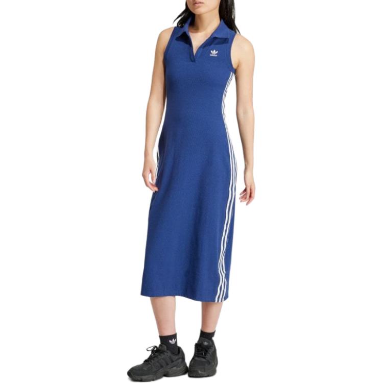 adidas Originals Sportlife Sleeveless Dress Women's Blue IR6126