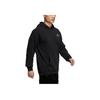 Adidas Logo Print Solid Hoodie Long Sleeve Men Tops Black HG1850