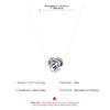Transparent Fishing Line Necklace for Women Personality Zircon Love Heart-shaped Invisible Clavicle Chain Fashion Jewelry GIfts