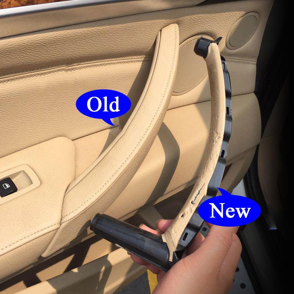 RHD Rechts Hand Diver Auto Innentür Armlehne Panel Pull Griff Leder Abdeckung Trim Ersatz Für BMW X5 X6 e70 E71