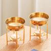Contemporary Aromatherapist Essential Oil Melt Burners Diffuser Metal Tealight Holder for Scent Diffusions Home Decors