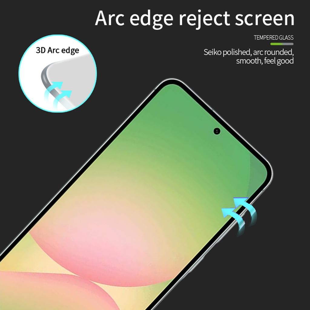 For Samsung Galaxy A37 5G/Galaxy A57 5G Screen Protector MOFI 9H 3D Curved Full Glue Full Coverage Tempered Glass Film