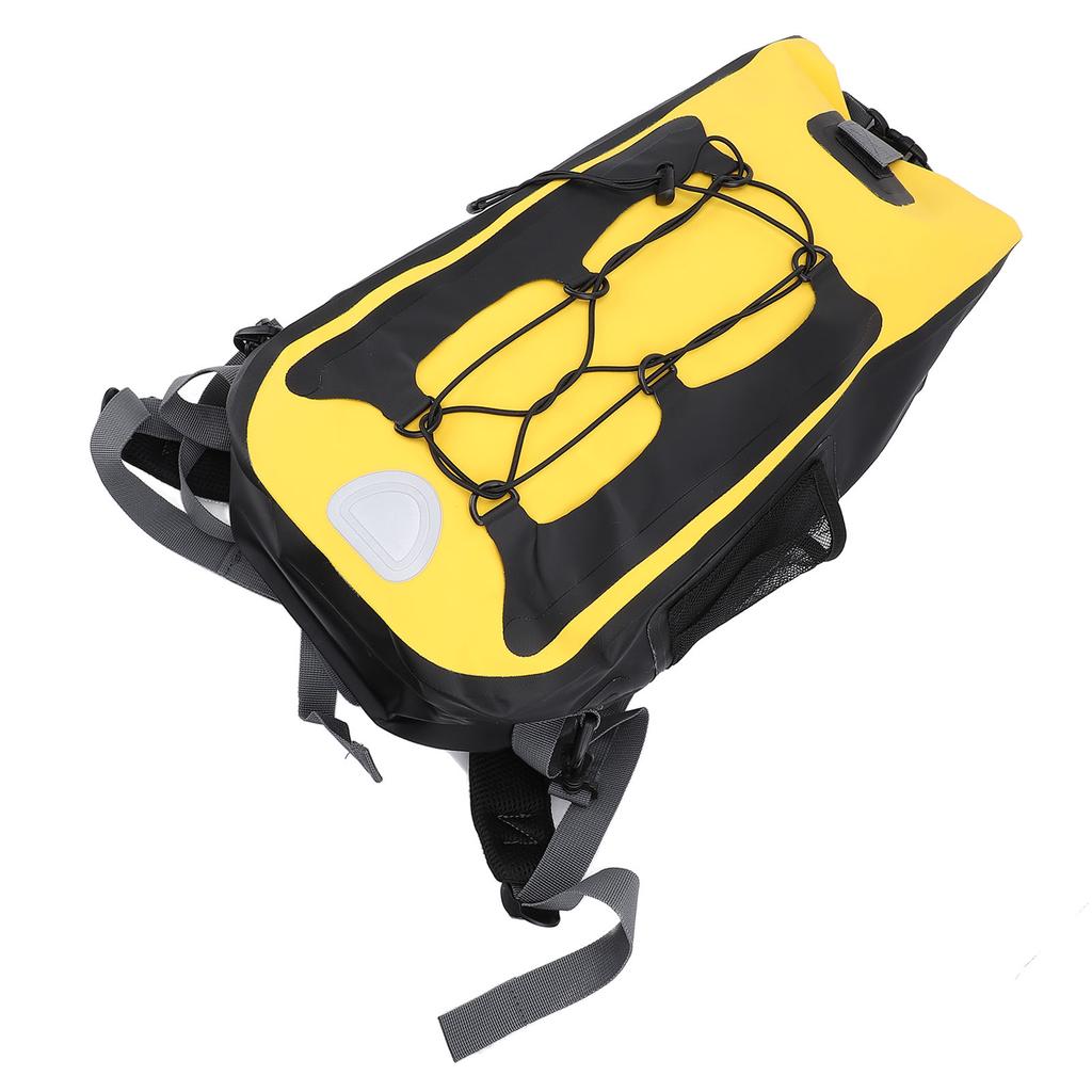 Water Proof Backpack Multifunctional 20L Large Capacity PVC Outdoor Sport Daypack for Travel Yellow