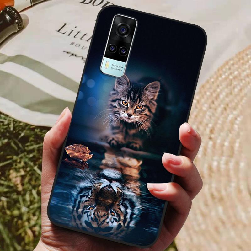 For Coque vivo Y31 2021 Case Silicon Back Cover Phone Case For Vivo V2036 Cases Soft bumper Funda for Vivo Y 31 VivoY31 2021 Bag