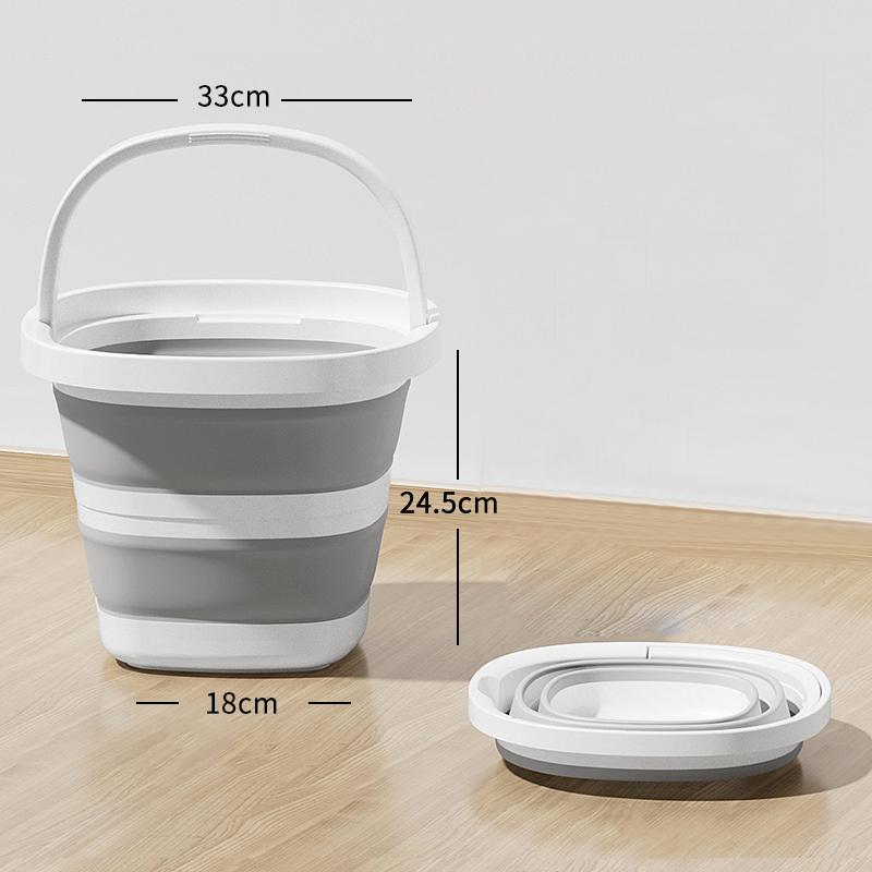 Vikbar hink Vikbar vattenhink Plast Resehink med handtag Utomhuscamping Hushållsartiklar