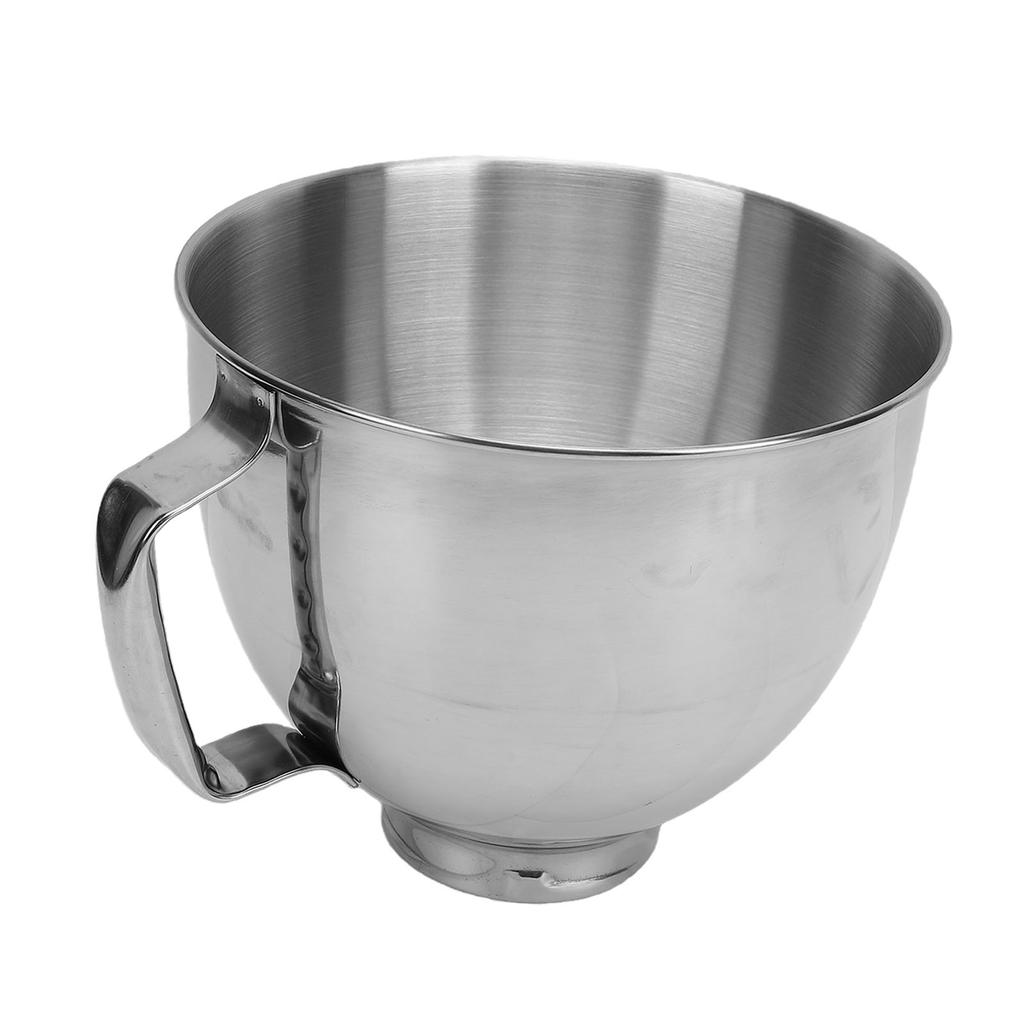Stainless Steel Mixer Bowl 5L Large Capacity Multifunctional Non Slip Bottom Kitchen Gadgets Mixer Bowl