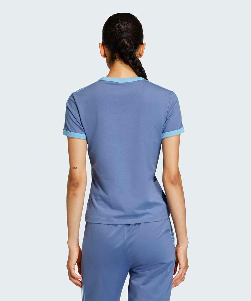 Adidas 3-Stripe Slim T-Shirt - Blue / Ke9385
