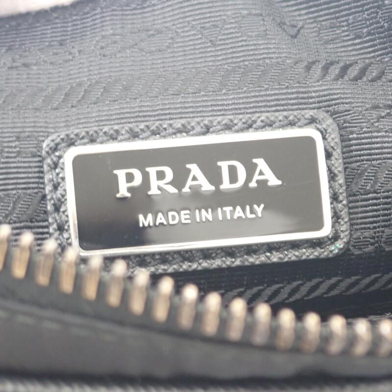 Prada 2VH133 Shoulder Bag Black Nylon/Safiano Women