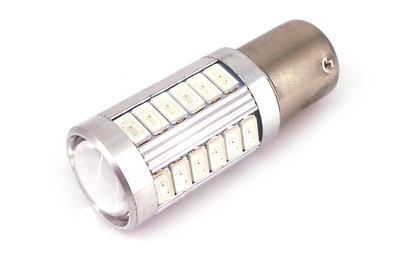 2 ks LED žiarovka BAU15S, PY21W 12-24V 1000lm CANBUS smer USA oranžová Off-Road