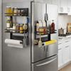 Large Capacity Refrigerator Magnetic Shelf Wall Mounted Seasoning Storage Organizer  for Kitchen