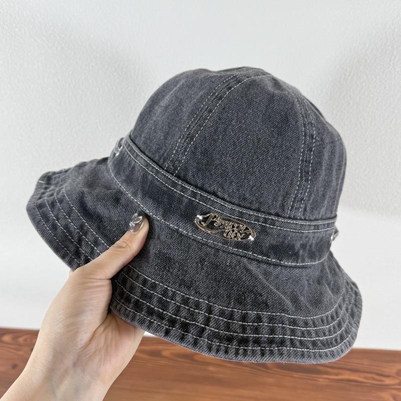 

Ковбойская шляпа рыбака в стиле ретро для женщин, весна-лето, альпинистская шляпа, солнцезащитная шляпа и козырек от солнца one size чёрный