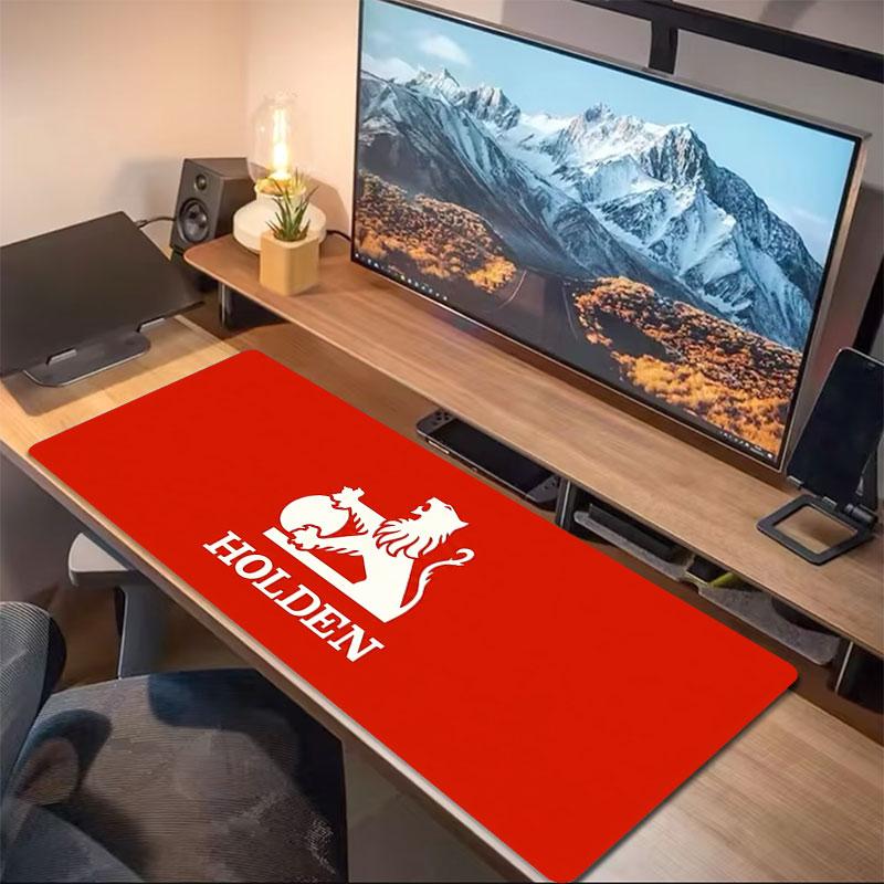 Holden Lion Emblem Large Size Mouse Pad Large Gaming Table Cushion Nonslip Laptop Tablet Big Mousepad Xxl Mat Mini Pc Playmat With Lock Edge
