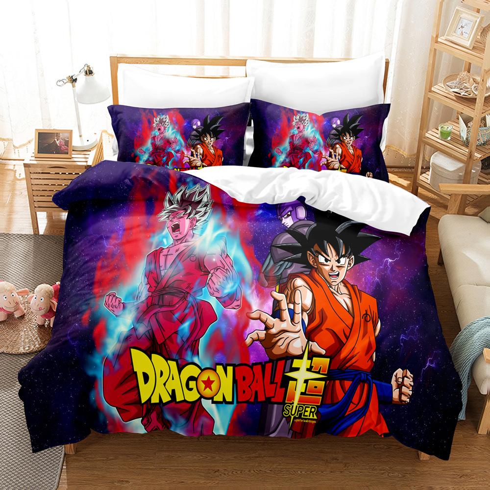 Digital Printing Three-Piece Animation Three-Piece Home Textile Bed Sheet Kit