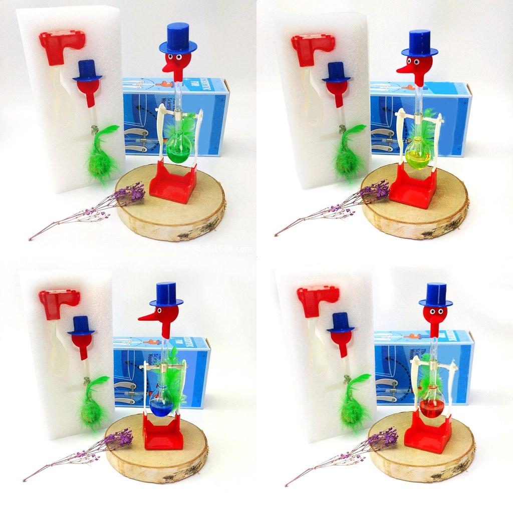 Captivating Novelty Retro Glass Happy Drinking Bird Bobbing Dippy Einstein Duck Ideal For Educational Playtime Fun