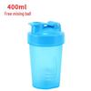400ml Plastic Fitness Shaker Bottle for Protein Shakes and Meal Replacements