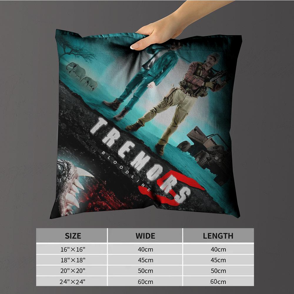 Pillow Case Luxurious Home Office, Sofa Decorative Multi Sized Car Seat Cushions, Pillowcases T-Tremors Movie