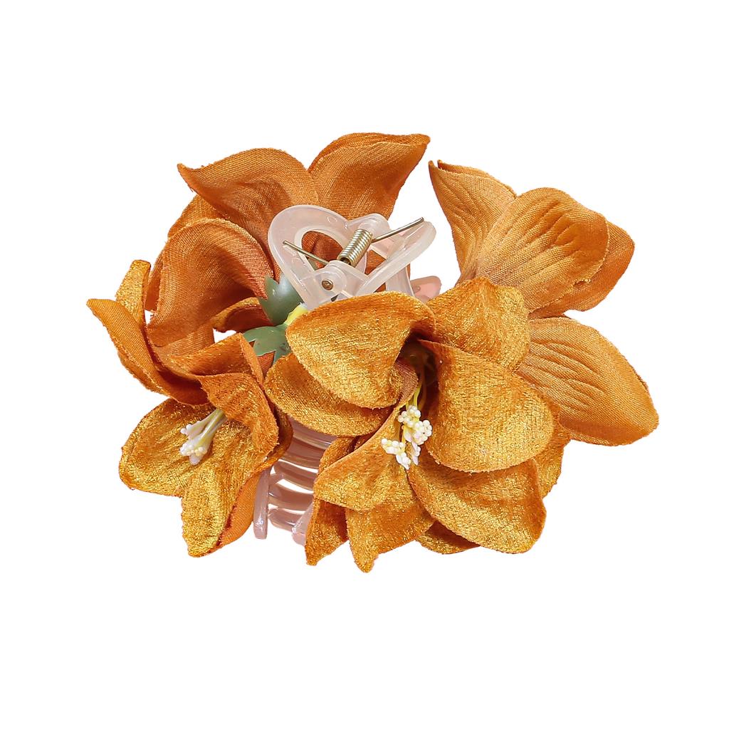 Fashion Artificial Flower Hair Claws Clips Bridal Hair Clips Tropical Beach Wedding Flower Women Holiday Hair Claws Accessory