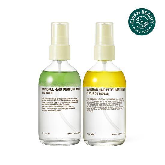 TOUN28 Hair Perfume Mist 100ml (Choose 1: Baobab Cotton or Tulip Flower)