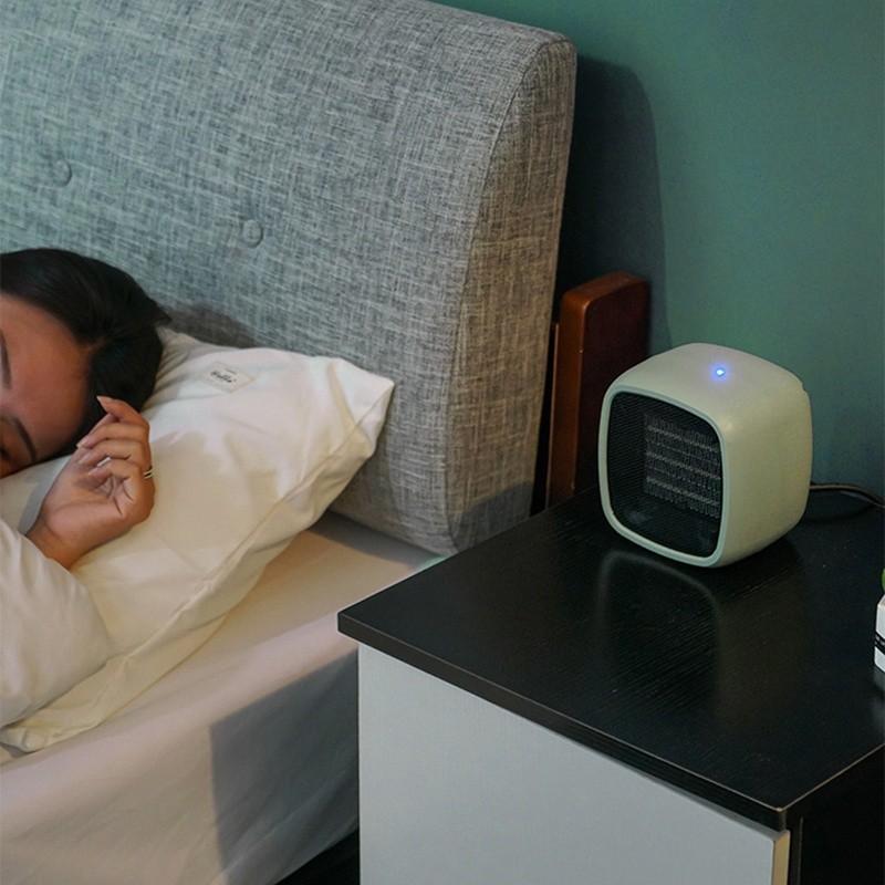 Household Portable Electric Heater Fan Indoor Air Heater Mini Desktop  Winter Heater Fan 13*13.5*10cm