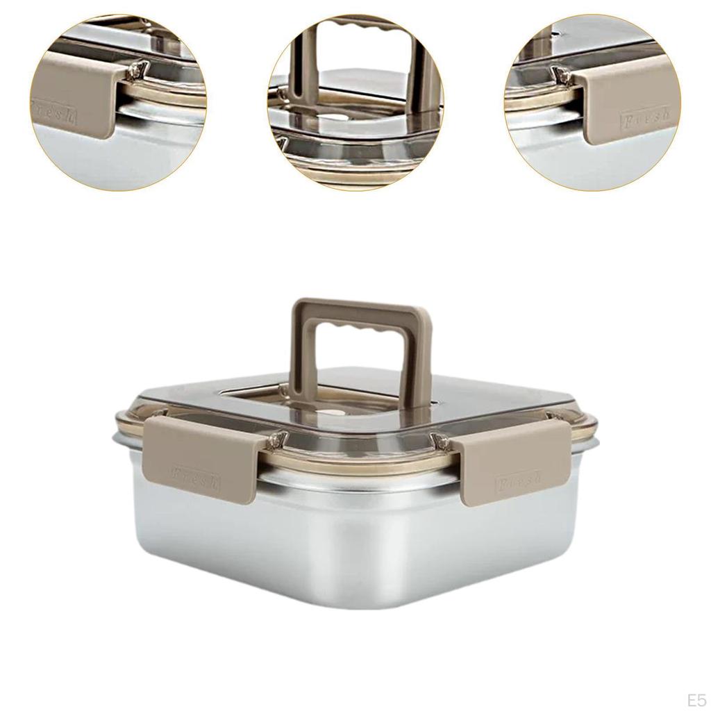 Food Lunch Container Storage Salad Snack Box with Lid Fruit Outdoor Picnic