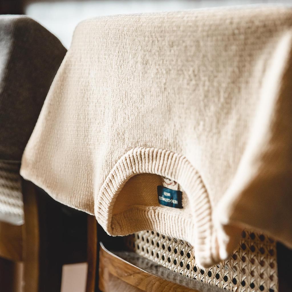 MADEN Chenille and Stylish for Easy to Match Perfect for Social and Men's Sweater Warm, Comfortable, Winter. Design. Campus, Business, Parties,