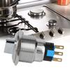 19mm Rotary Changeover Stainless Steel 3 Pin And 2 Level/6 Pin And 3 Level Selector Switch Durable IP67 Change Over Knob Switch