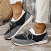 Foreign trade large size flat-bottomed sports and leisure shoes women's 2025 autumn new comfortable and breathable fly-woven mesh lightweight runnin