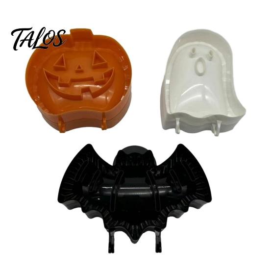 Piteprésforma Halloween formák, Tök/Alma/Mogyoró/Denevér/Szellem/Alma alakú, ABS Kézi készítő Konyhai tésztaeszköz Ünnepi sütéshez és péksüteményekhez H