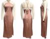 2024 Spring/Summer Sexy Solid Color Sleeveless Backless Slim Dress for Women