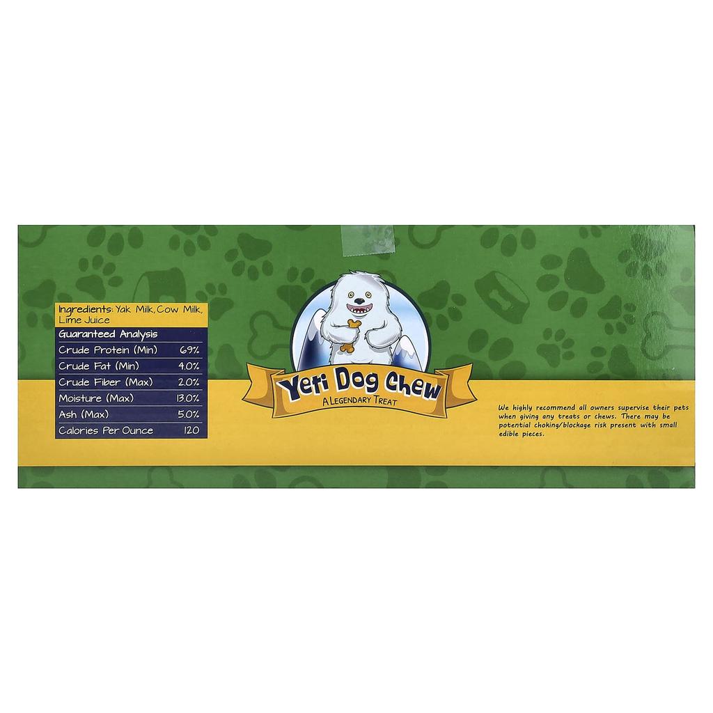 Yeti Dog Chew, Himalayan Yak Cheese, For Dogs, Medium, 3 lb