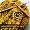 3Pcs Spiral Cable Knitting Needle Lightweight Convenient Stainless Steel Household Knitting Needle for   Scarves Shawls Hats